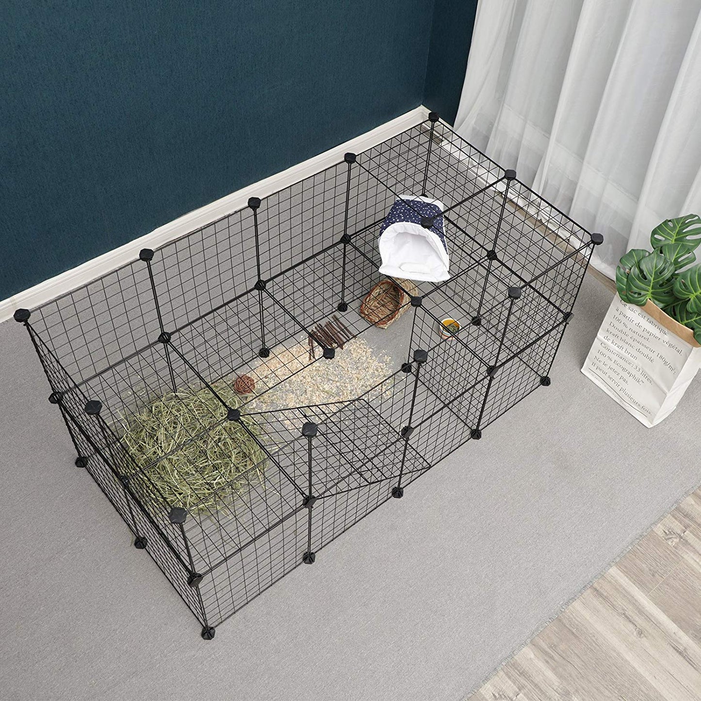 Pipers Pet Fence Cage Dog Puppy Playpen Enclosure Panels Customizable Foldable