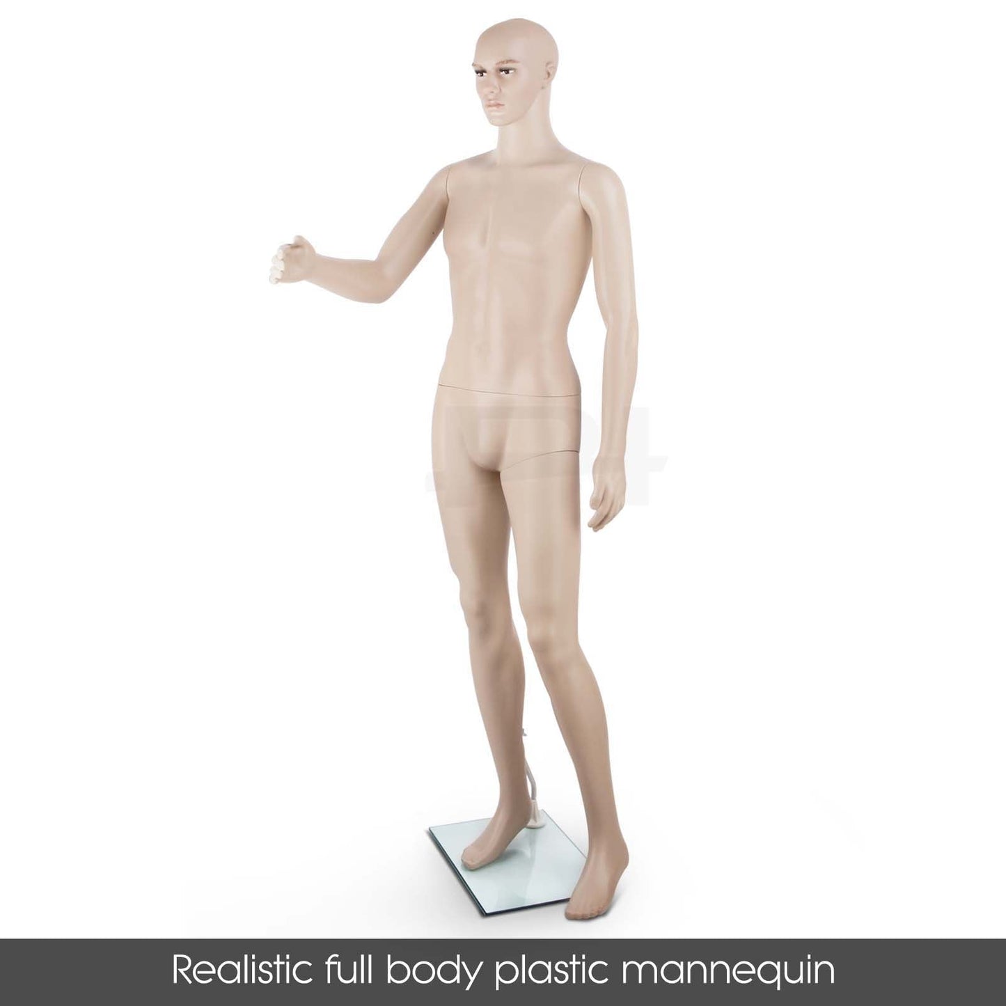 Full Body Mannequin Female Male Clothes Display Torso White Black Adjustable 185 - Simply Homeware