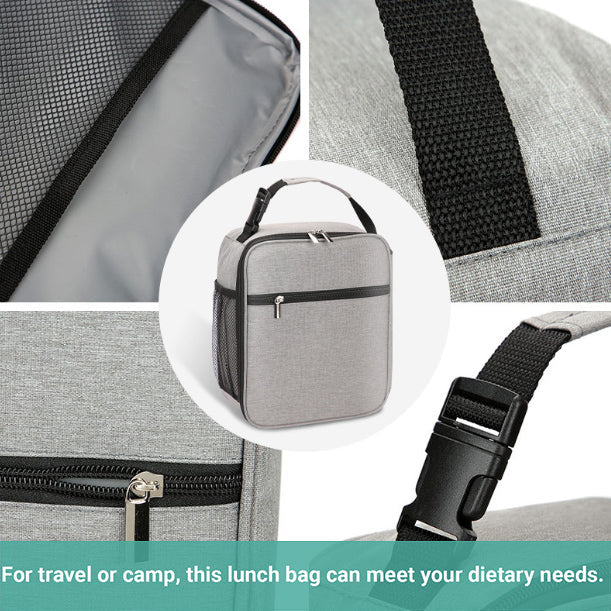 Lecluse Insulation Bag Reusable Lunch Bags Small Lunch Bag Thermal And Fresh-Kee