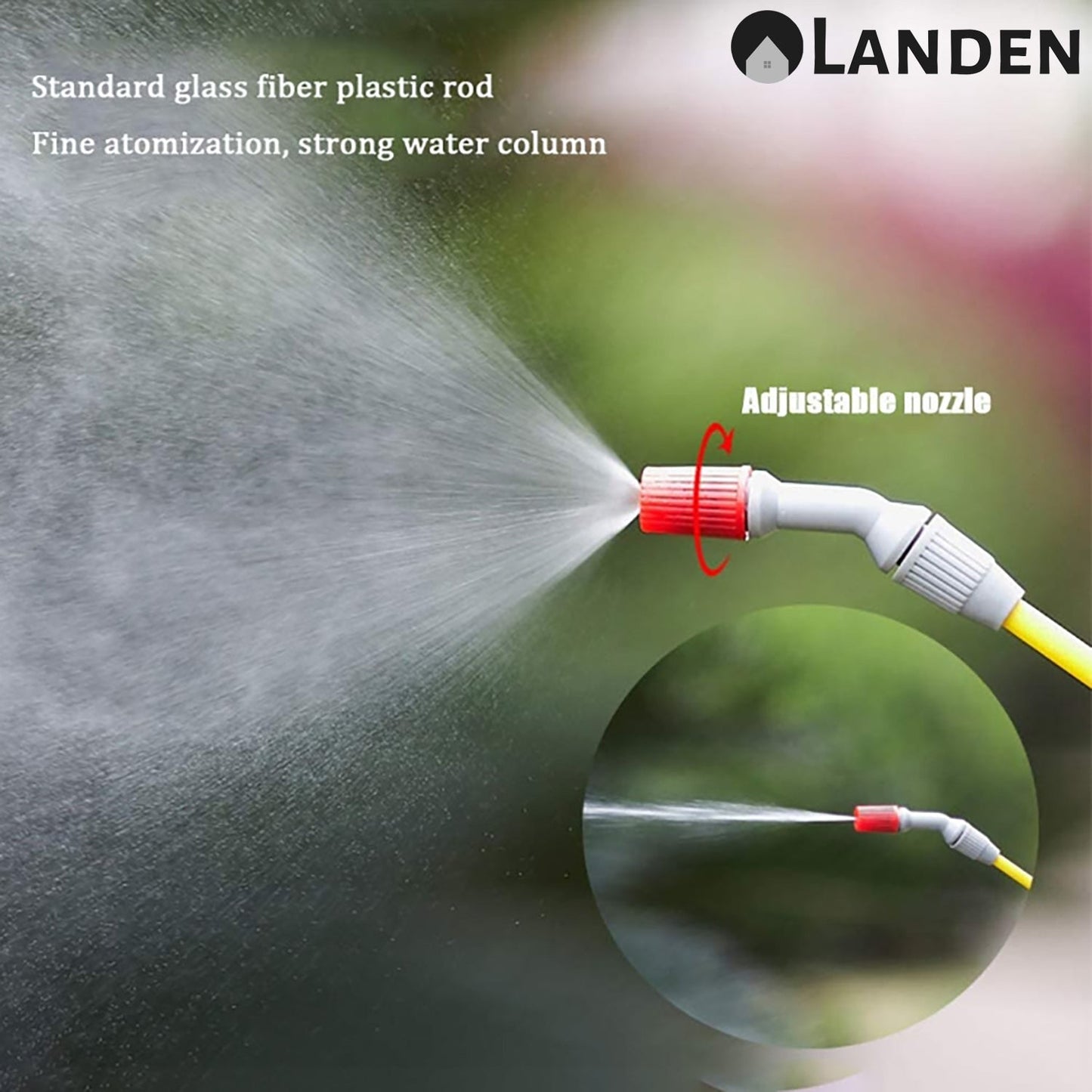 Landen High Pressure Sprayer Garden Water Chemical Pump Bottle Portable 3/5/8L
