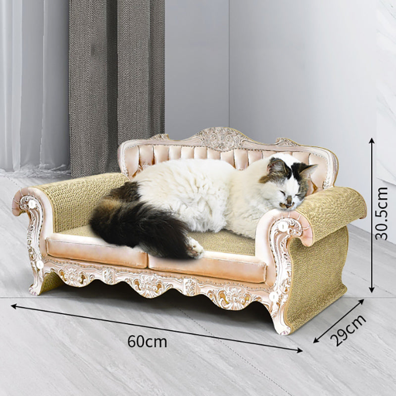 Pipers Cats Cat Scratcher European Vintage Styled Sofa Cardboard Sofa Durable