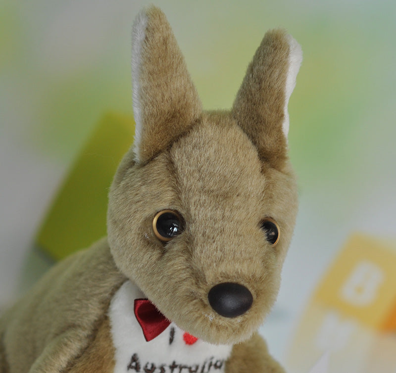 Kangaroo Stuffed Soft Plush Toys Gift Souvenir Kids Baby Animal Dolls Australian