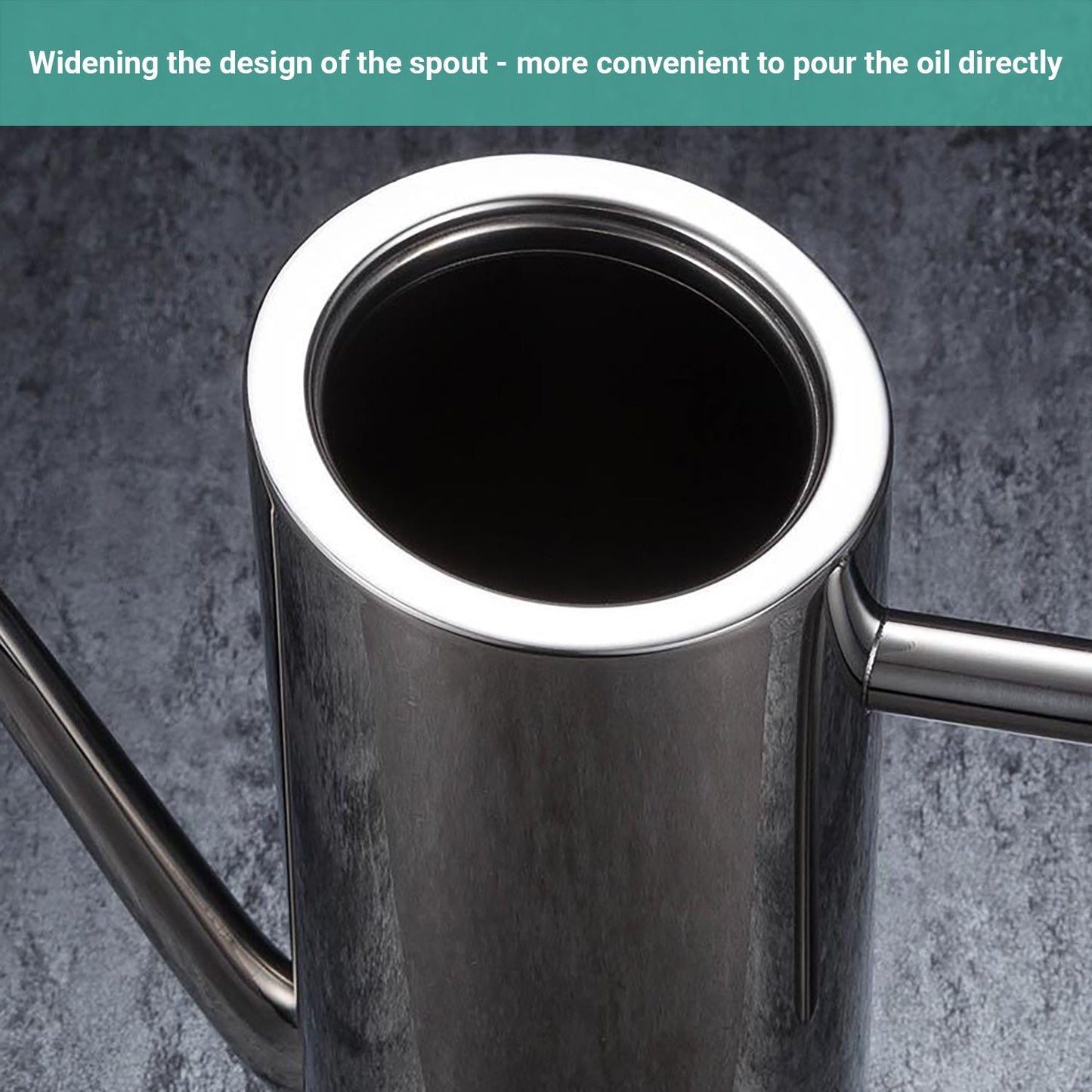 Wasel Kitchen Oil Bottle Stainless Steel Dispenser Olive Vinegar Pourer Spray