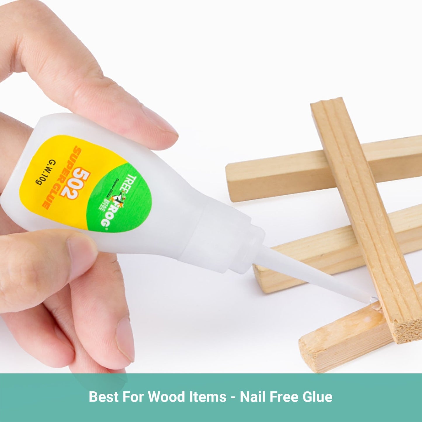 Wasel 10g 502 Super Glue Instant Adhesion Instant Cyanoacrylate Quick Drying
