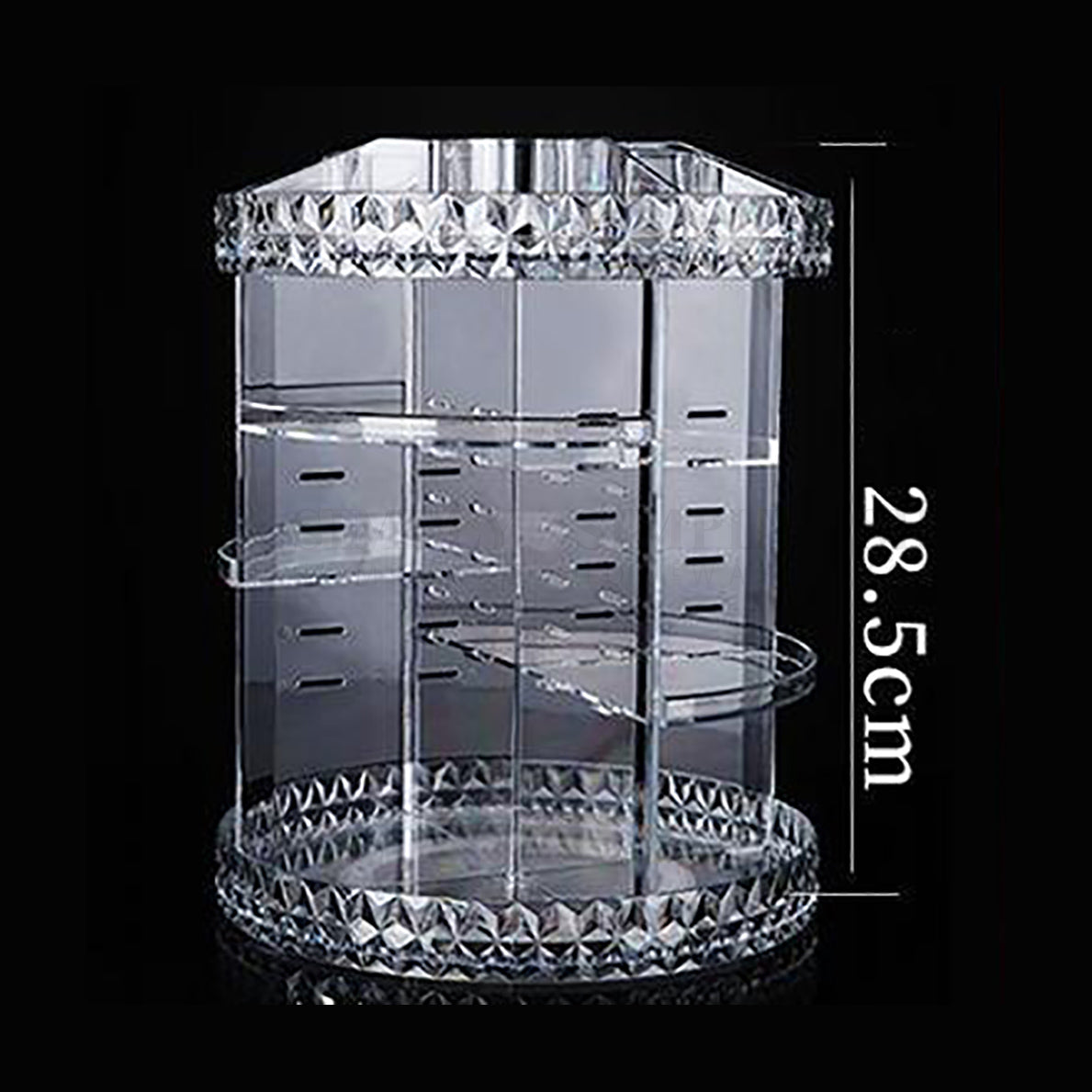 Jewellery Display Stand Acrylic Earring Necklace Ring Storage Holder Rack Clear - Simply Homeware