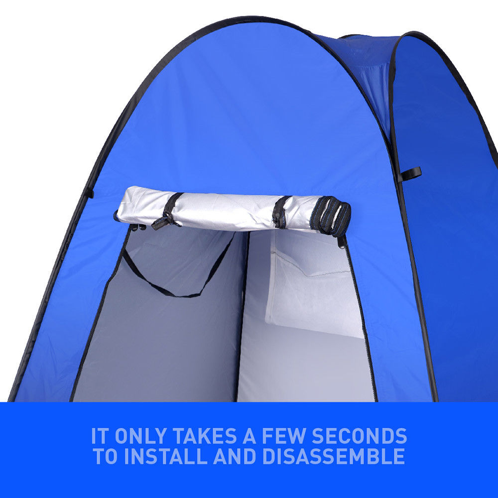 Pop Up Shower Tent Camping Portable Privacy Waterproof Instant Toilet Change Roo