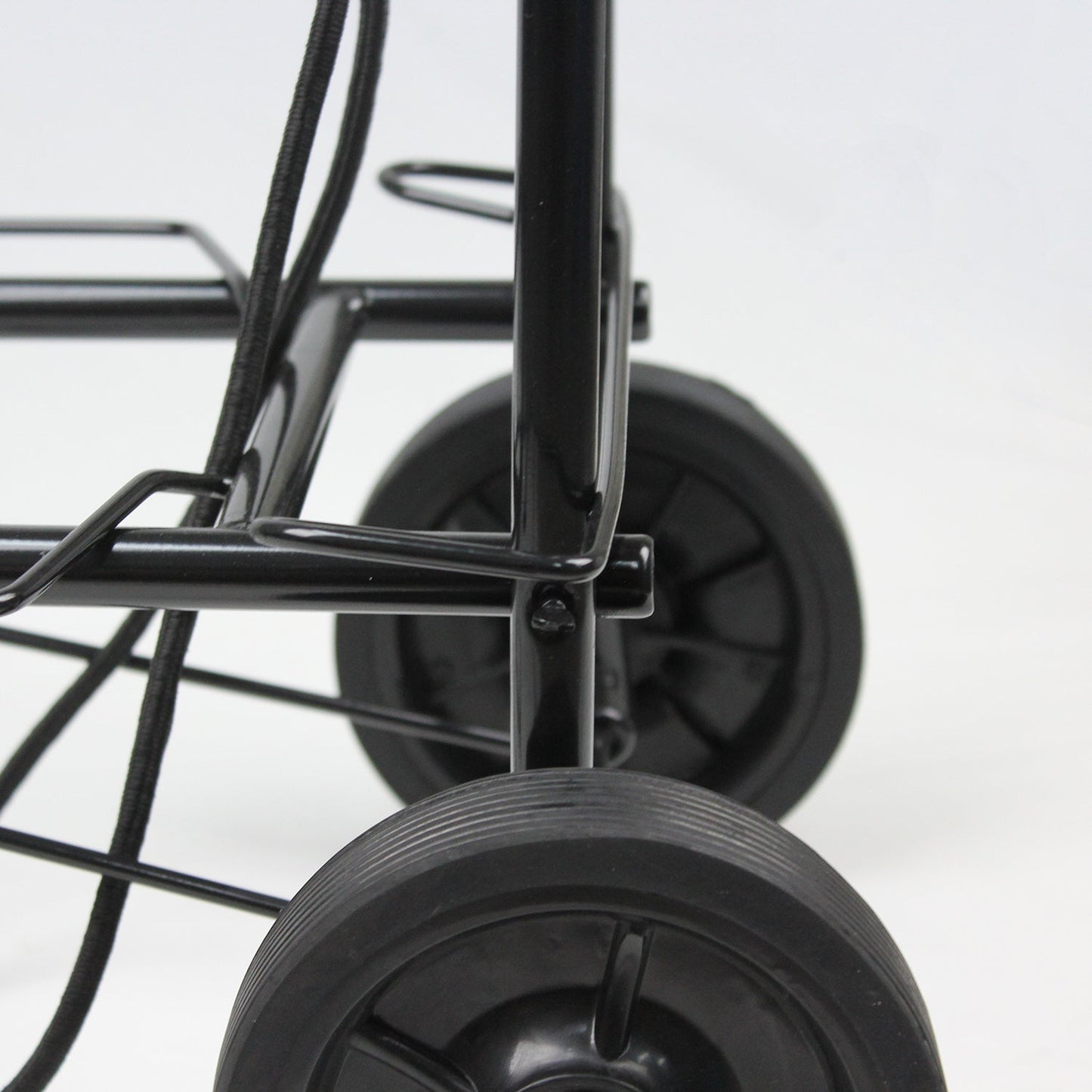 Shopping Cart Steel Trolley Carts Bag Foldable Luggage Wheels Folding Basket