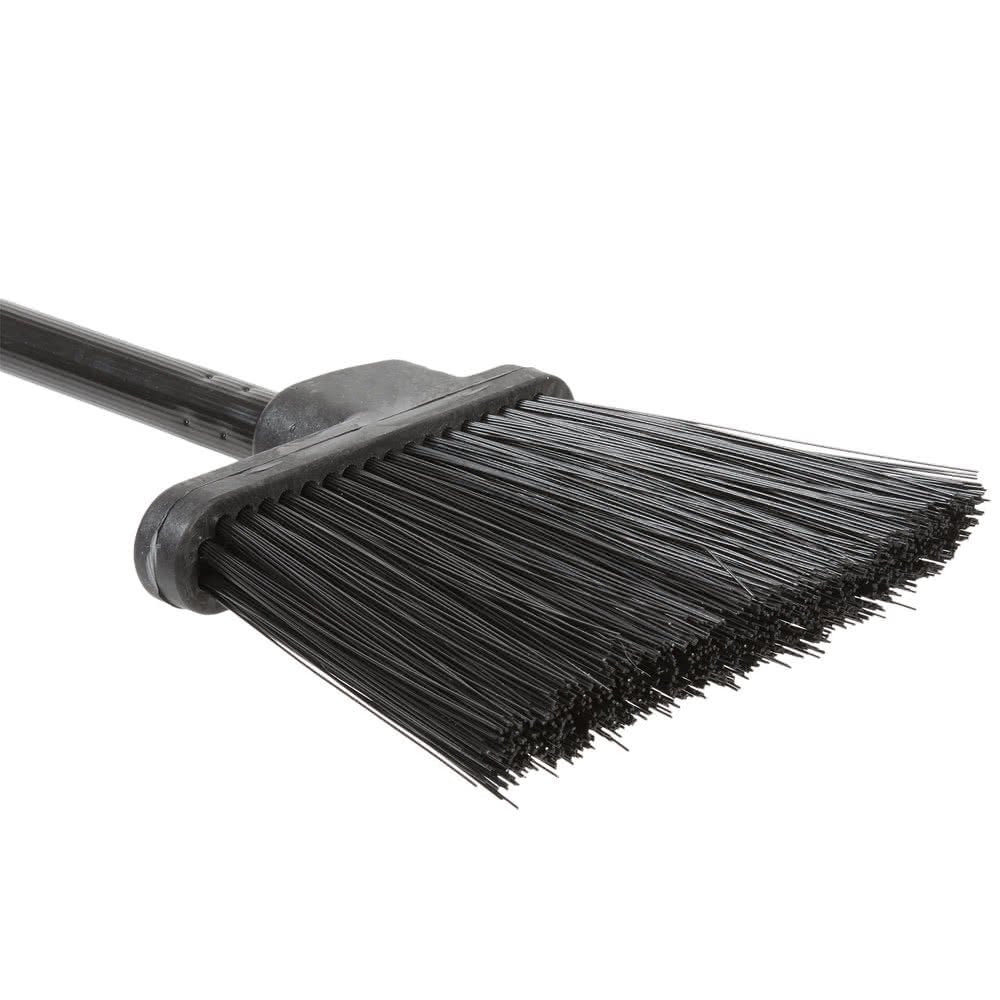 Dustpan and Brush Broom Set Dust Pan Long Black Sweep Lobby Garden Lid Cover 95