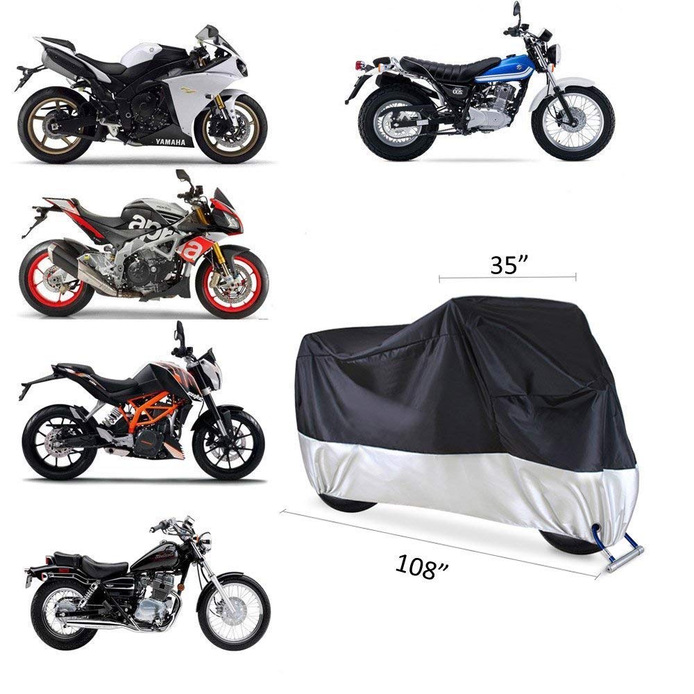 Kartech Motorcycle Cover Waterproof Scooter Outdoor Bike Motorbike Rain UV Dust