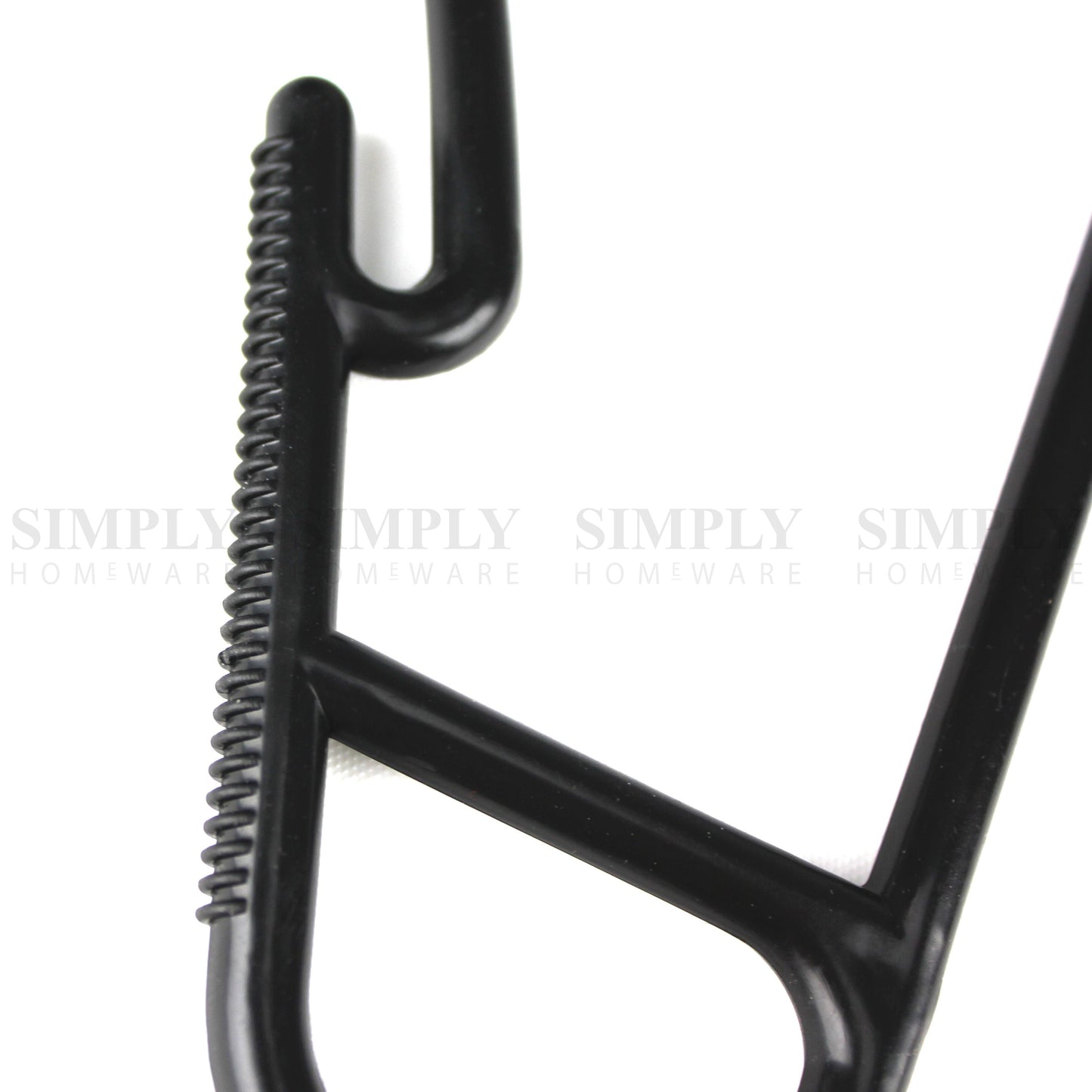 Plastic Coat Hangers Clothes Bulk Black Clothing Coathangers Shirt Suit Swivel