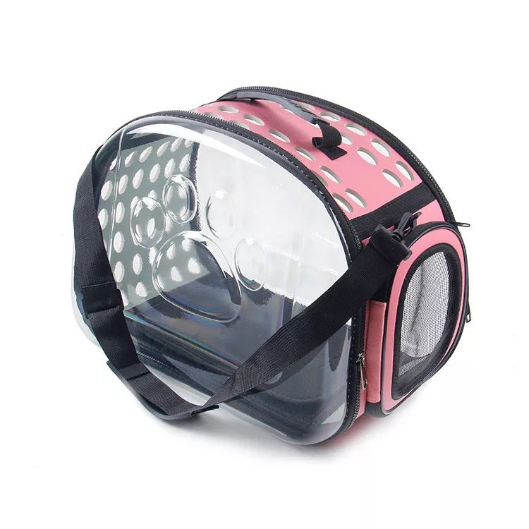 Pet Carrier Bag Clear Cat Dog See Through Comfort Travel Bag Airline Approved