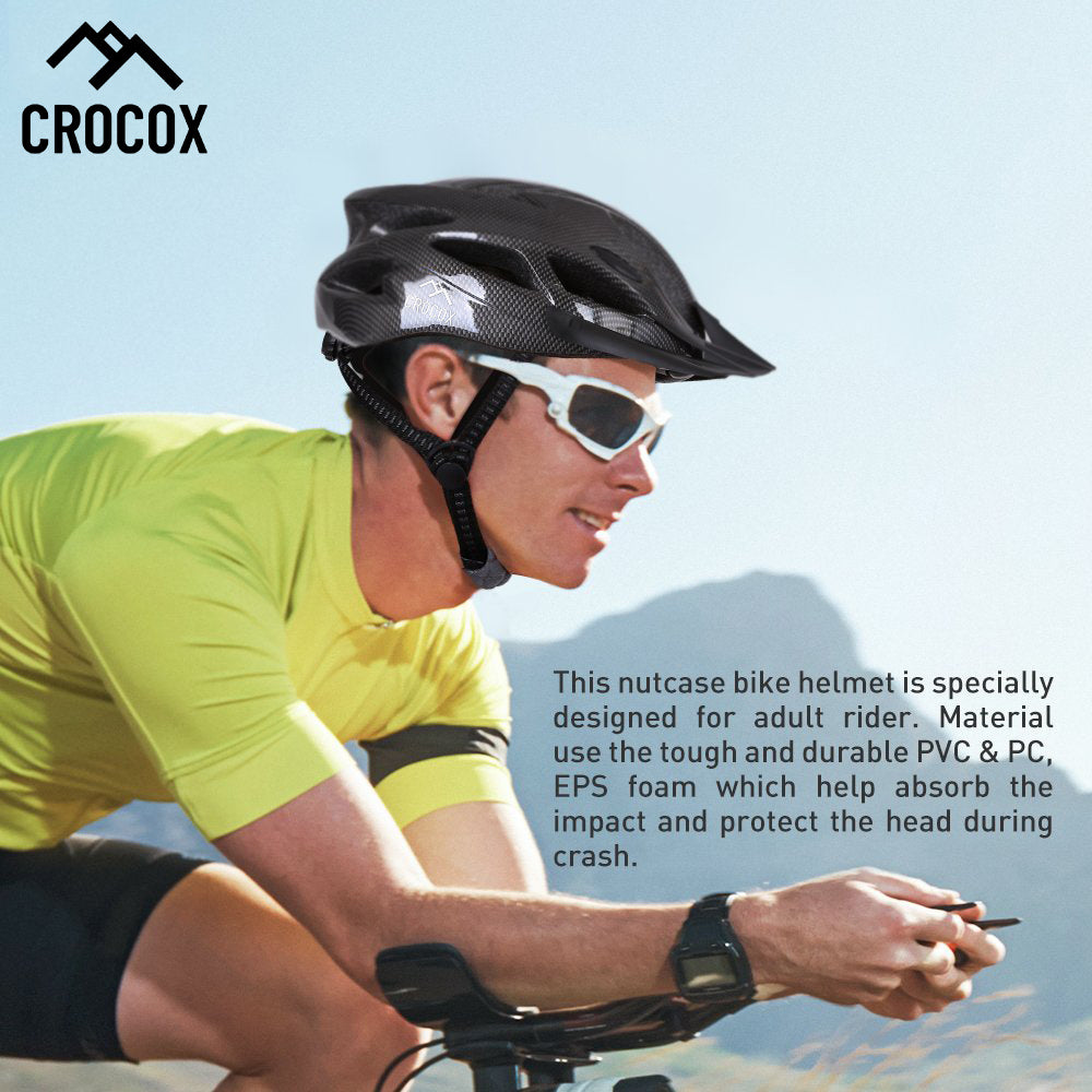 Crocox Cycling Helmets Bicycle Light Road Bike Adults Men Pad Cover Unisex S M L