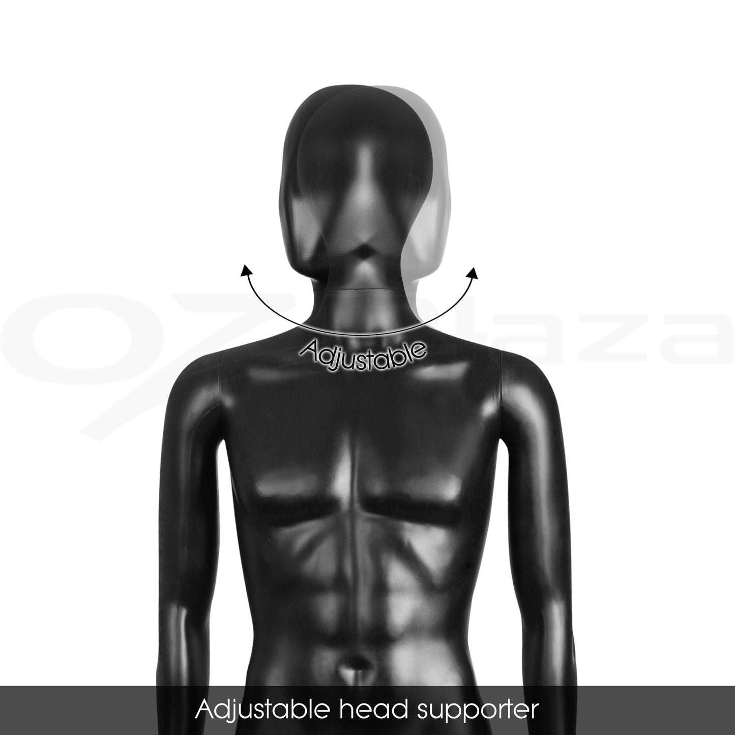 Full Body Mannequin Female Male Clothes Display Torso White Black Adjustable 185 - Simply Homeware