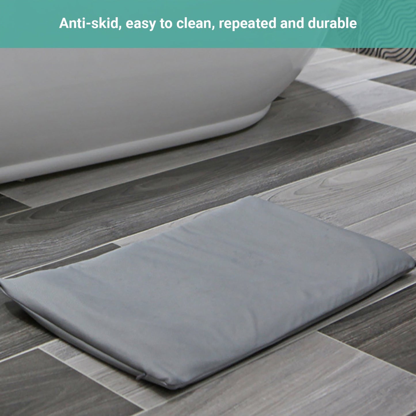 Lecluse Bathroom Absorbent Mat Diatomaceous Earth Mud Floor Pad Fast Drying