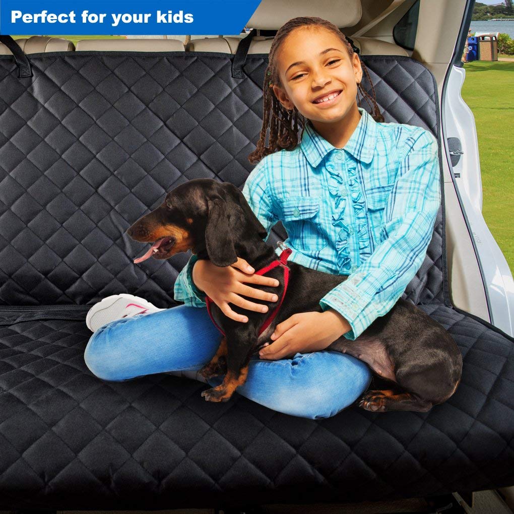 Pipers Pet Car Back Seat Cover Hammock Waterproof Protector Non Slip Mat Dog Cat