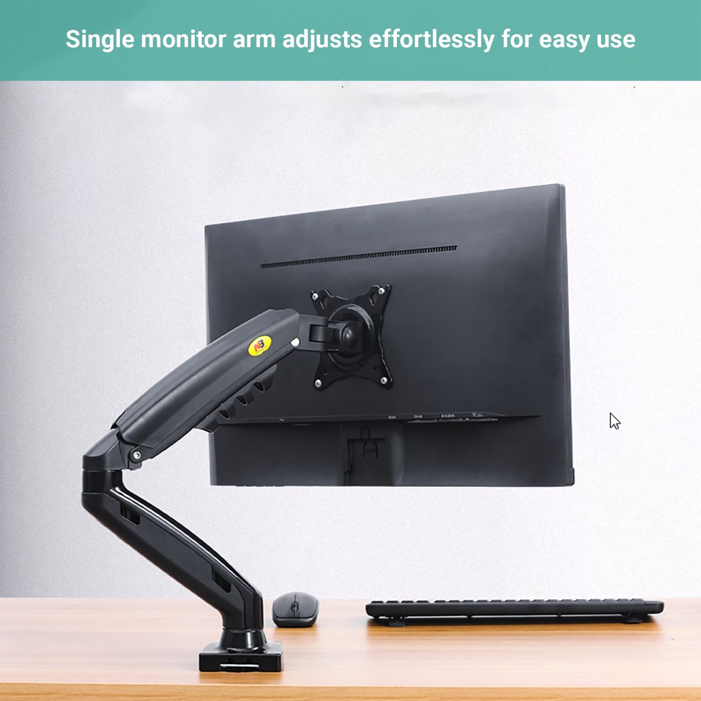 Kartech Computer Monitor Arm LCD Holder Screen Bracket Display Single Stand VESA