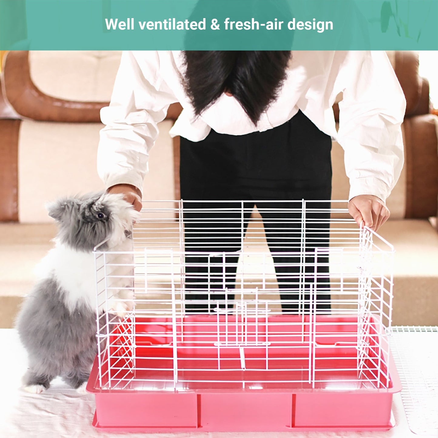 Pipers Small Pet Cage Foldable House Home Box Guinea Pig Mouse Rat Rabbit