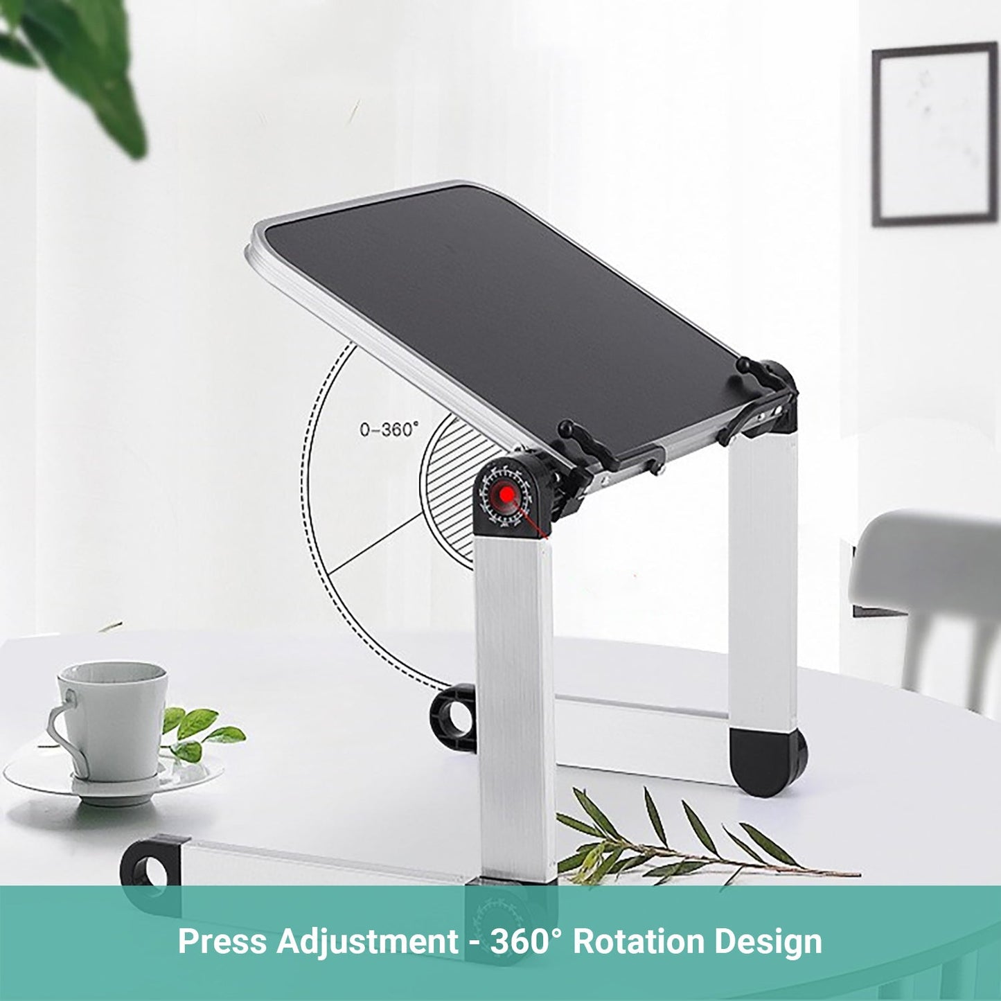 Lineguard Book Stand Adjustable Document Holder Foldable Reading Desk Study Work