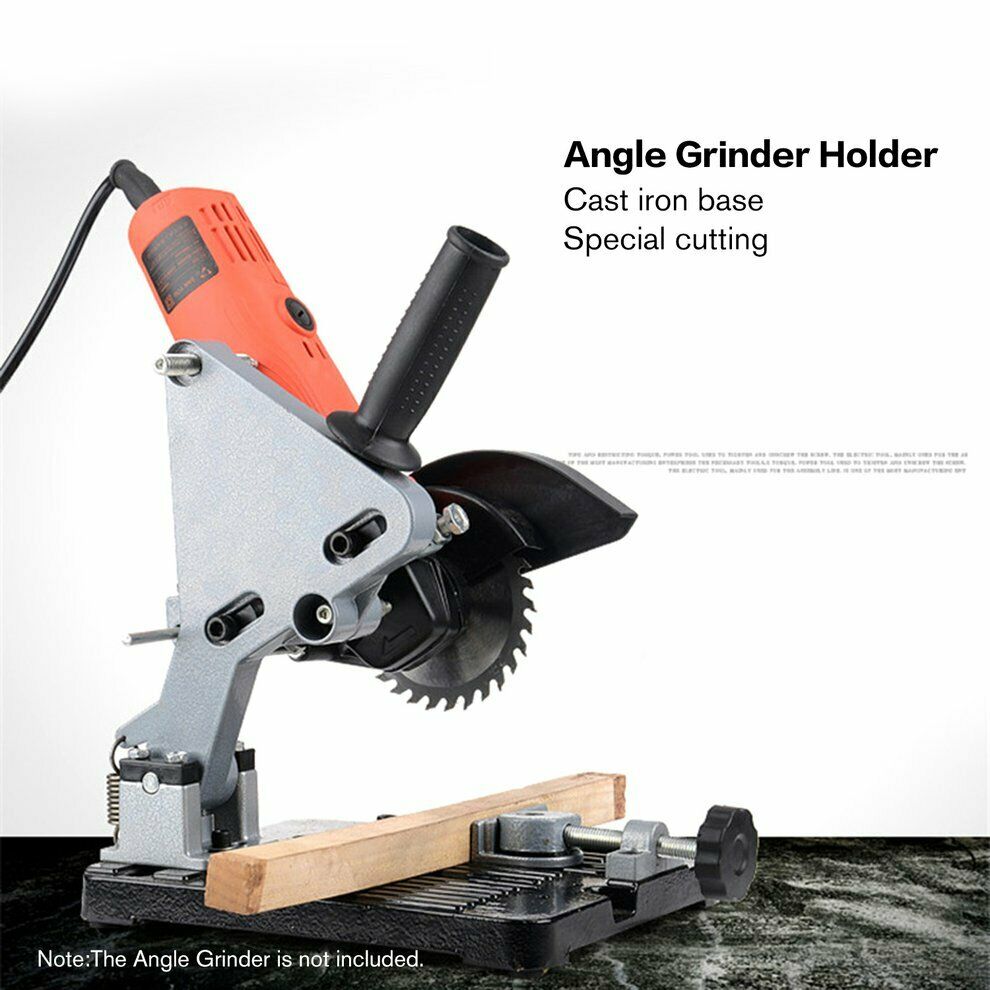 Titan Angle Grinder Stand Bracket Holder Support Cutting Base Metal Adjustable
