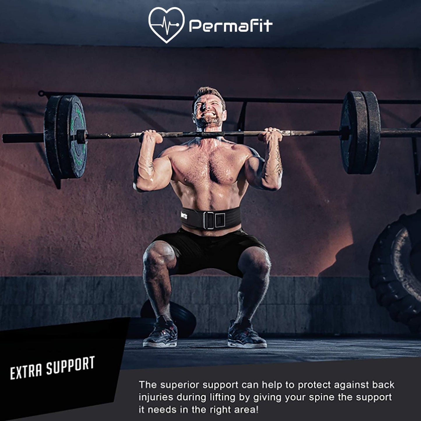 Permafit Waist Trainer Men Trimmer Belt Women Weight Loss Compression Shapewear