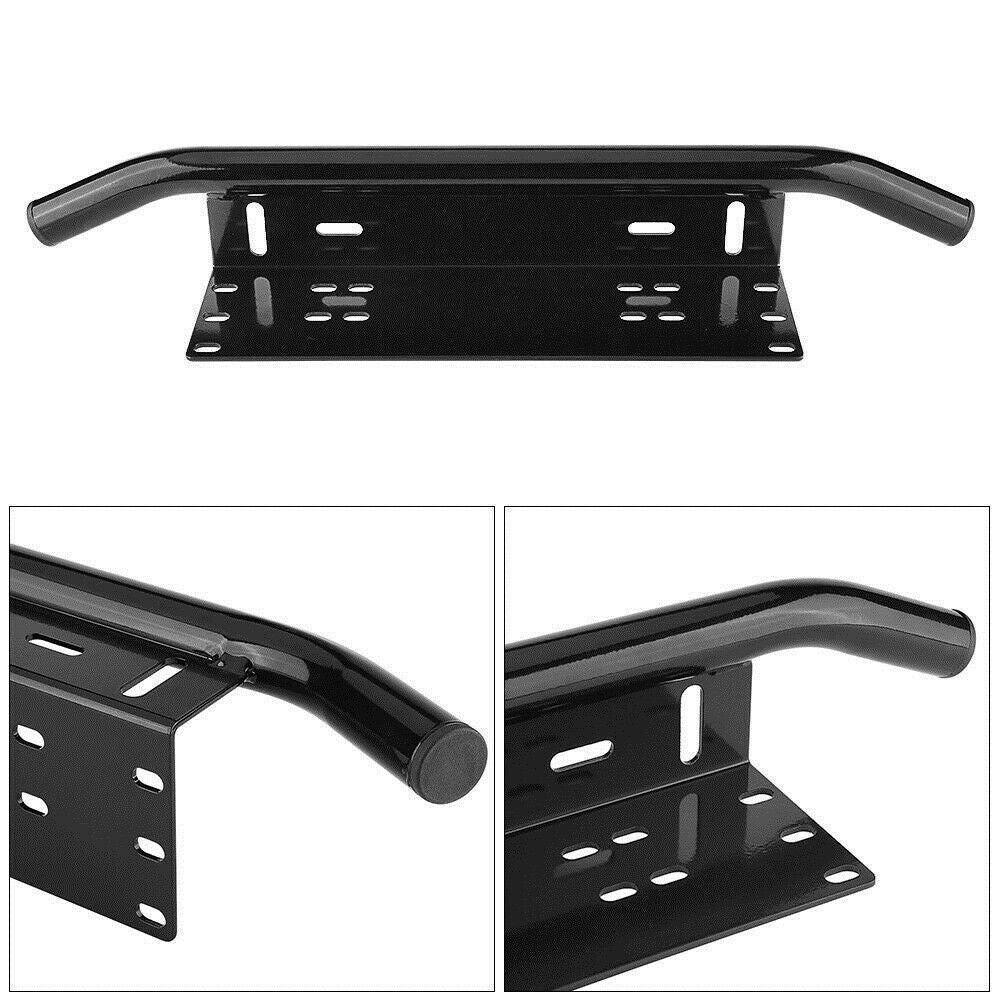 Kartech Bullbar Mounting Bracket Light License Plate Holder Mount Universal LED