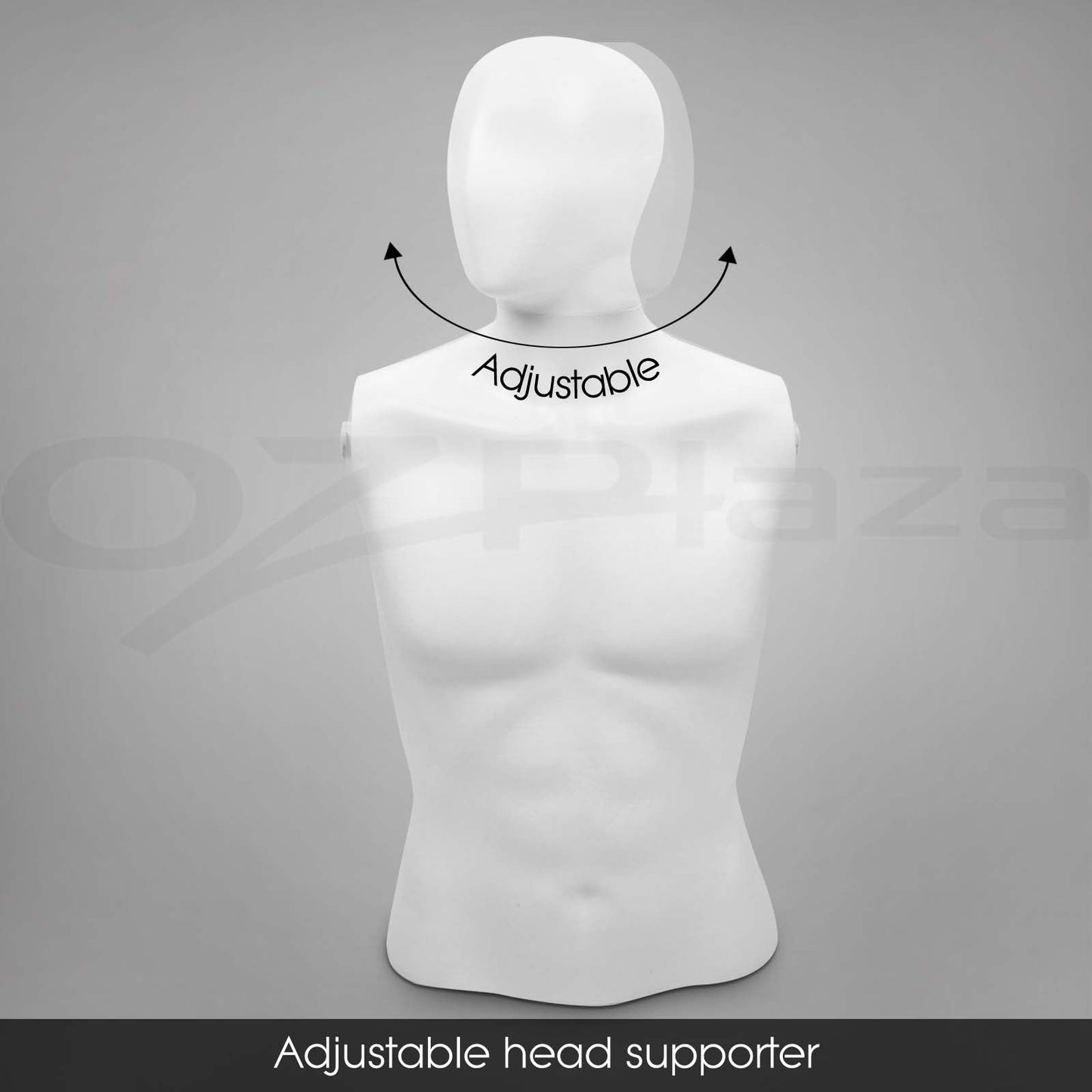 Full Body Mannequin Female Male Clothes Display Torso White Black Adjustable 185 - Simply Homeware