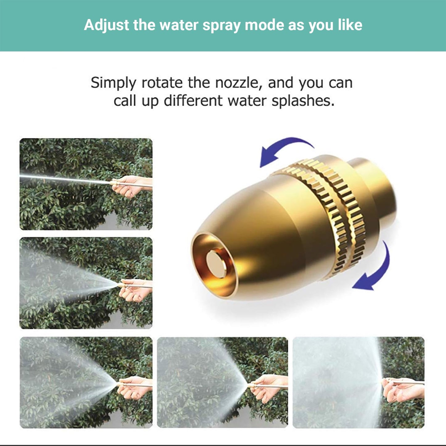 Kartech High Pressure Hose Car Water Foam Cleaner Garden Spray Gun Expandable