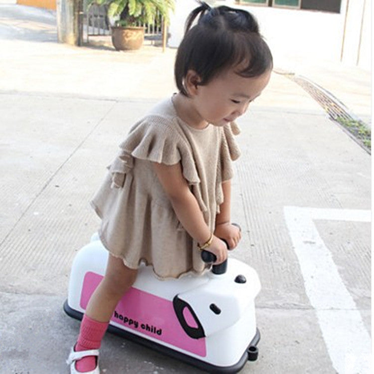 Toddler Scooter 3 Wheel Kids Balance Bike Push Kick Seat Toy Walker Mini Trike