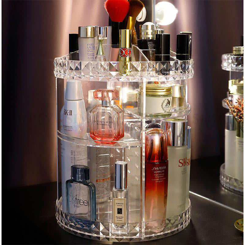 Jewellery Display Stand Acrylic Earring Necklace Ring Storage Holder Rack Clear - Simply Homeware