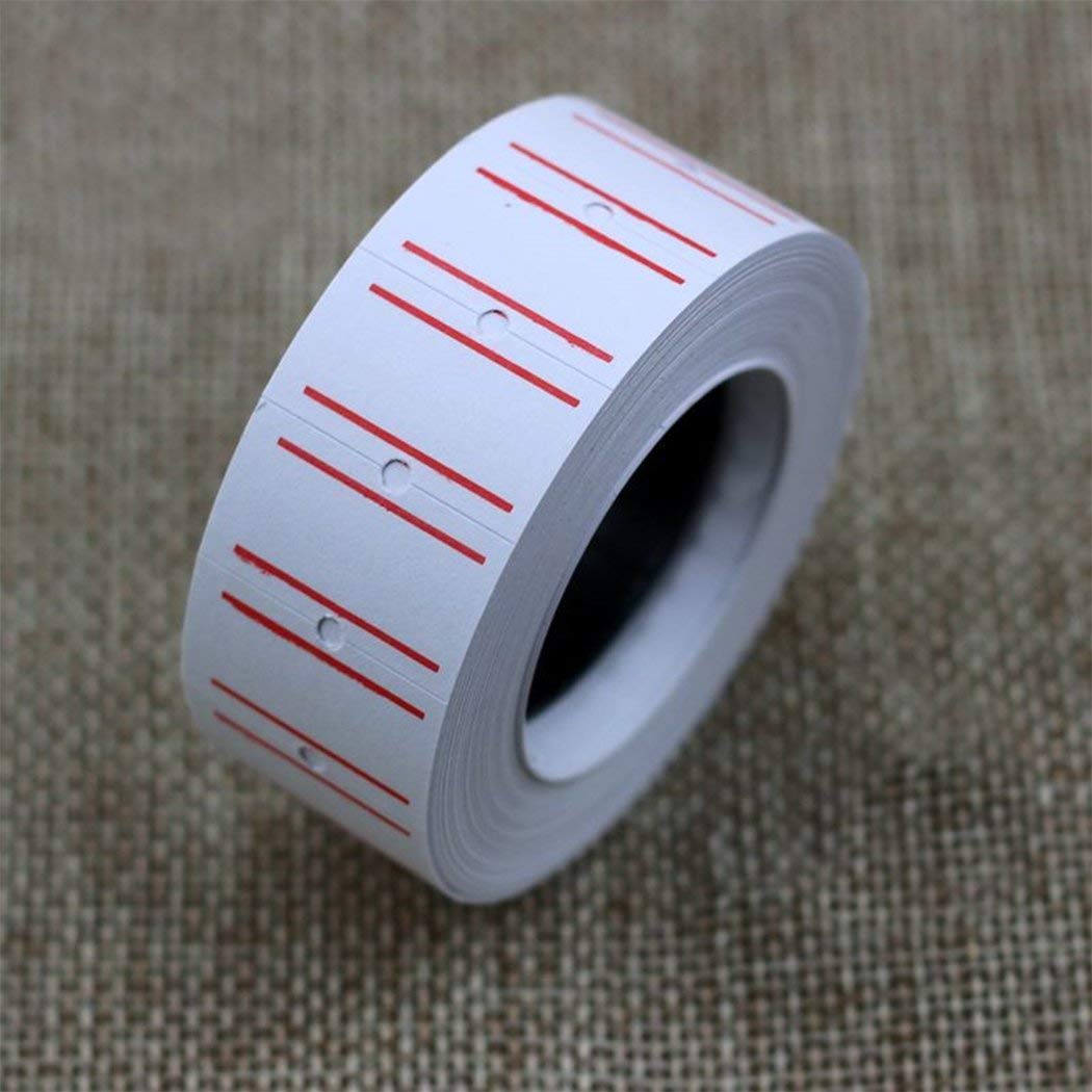 Price Tag Gun Labels Tags Rolls Sticker Pricing Tagging MX5500 800 Labels / Roll
