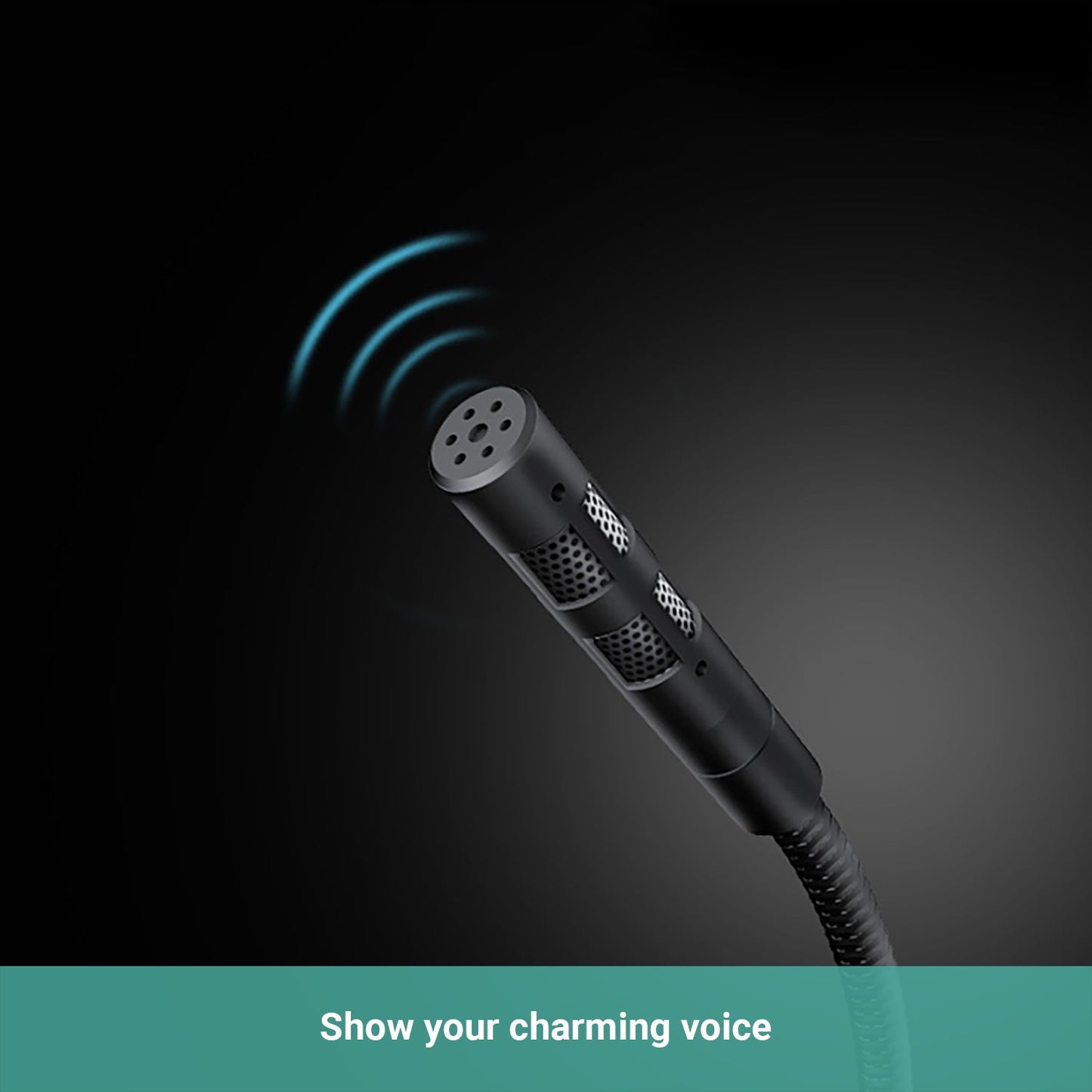 Kartech Desktop Microphone USB 3.5mm Mini Laptop Mic Plug Play Computer PC MAC