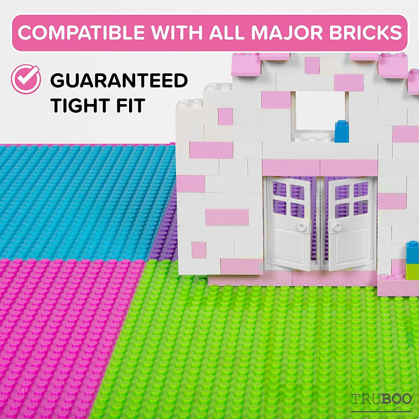 Truboo Building Blocks Kids Table and Chairs Set Toy Bricks Activity Play Baby