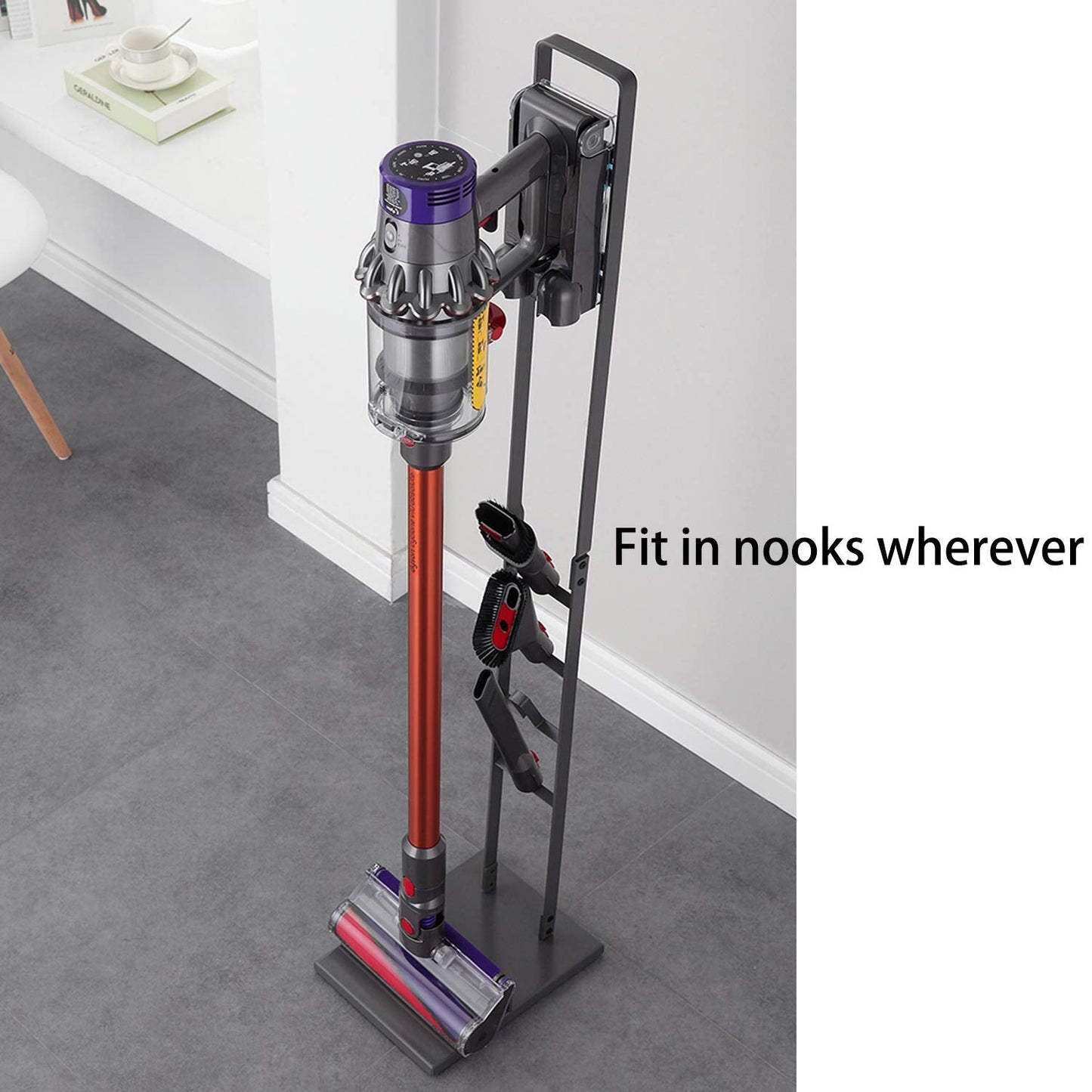 Kartech Freestanding Dyson Vacuum Stand Rack Cordless Accessories