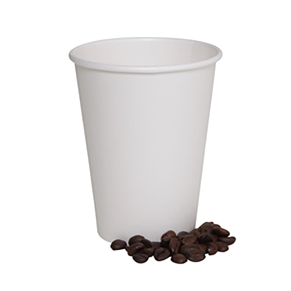 Disposable Paper Cups Coffee Takeaway 8 12 16oz Single Wall Drink Tea Water Bulk - Simply Homeware