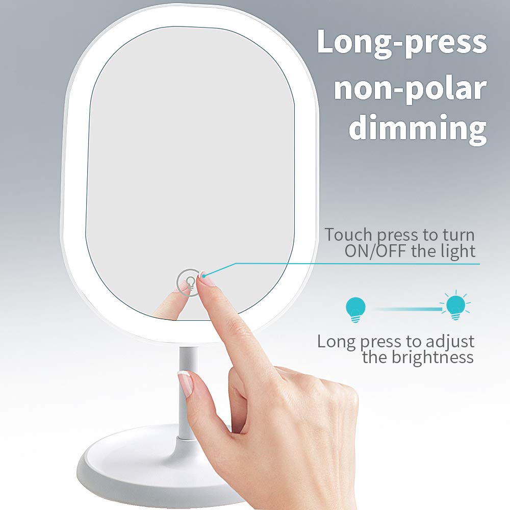 Kartech LED Makeup Mirror With Light Vanity Cosmetic Flexible Small Illuminated