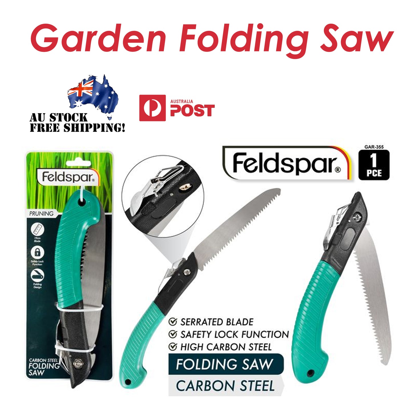54cm 40cm Garden Pruning Saw Fold Hand Saws Tree Branches Serrated Curved Blade