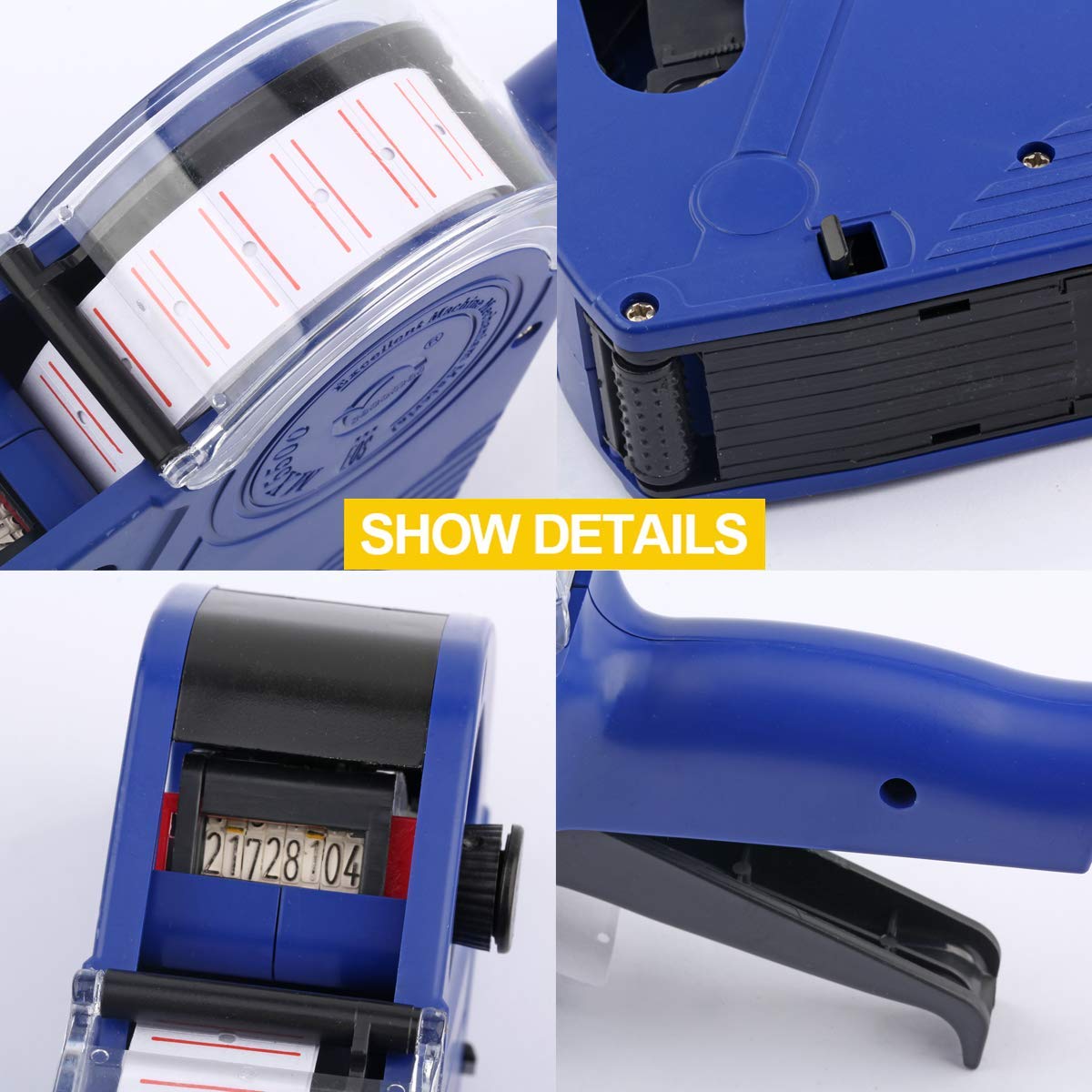 Price Tag Guns Labels Tags Sticker 8 Digits MSeries 1380 EOS MX5500 800x/Roll