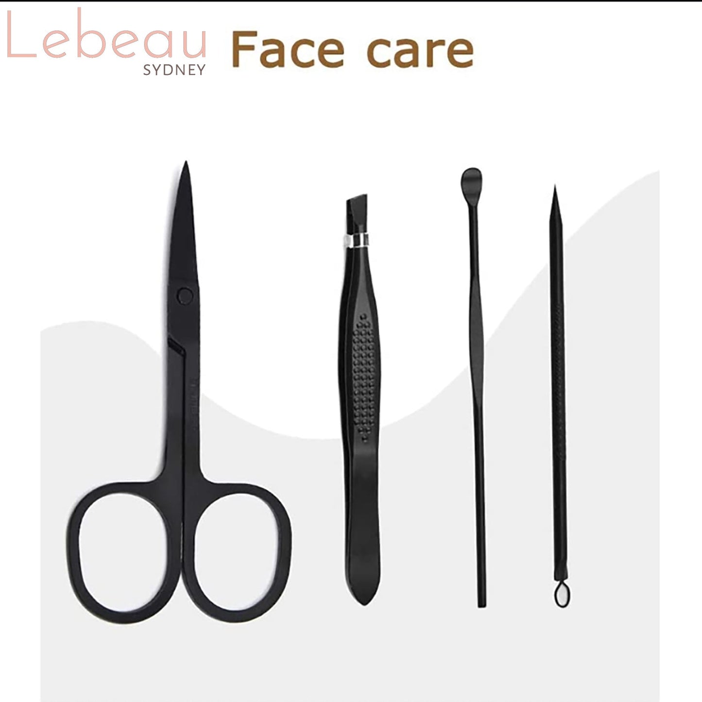 Lebeau 16Pcs Manicure Pedicure Set Nail Trimming Kit Clipper Finger Care Tool