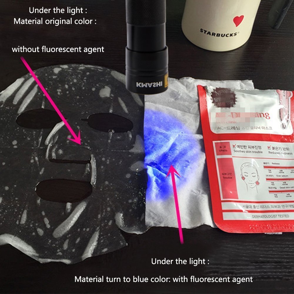 UV Torch Light LED Flashlight Lamp Aluminium Ultra Violet nM Blacklight Camping