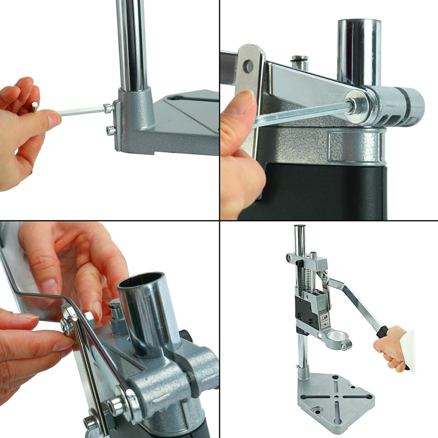 Titan Drill Press Stand Bench Chuck Vice Mounted Workshop Drilling Metal Table