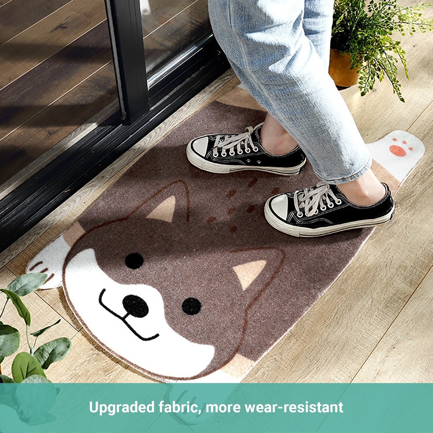 Lecluse Cartoon Door Mat Floor Carpet Non Slip Rug Bathroom Entrance Absorbent