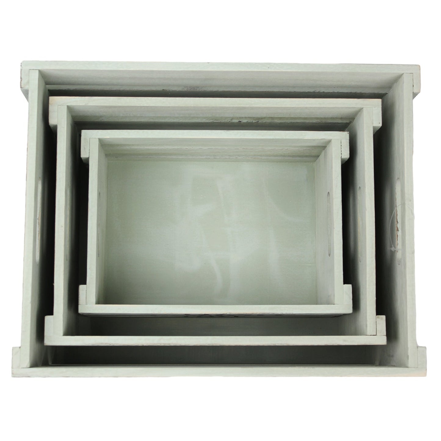 Wooden Storage Flower Boxes Crate Vintage Box Shabby Chic Chest Old Industrial