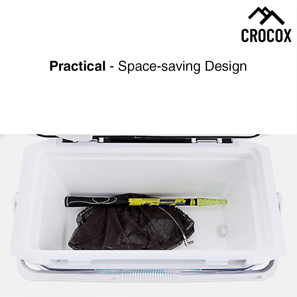 Crocox Fishing Net Telescopic Landing Mesh Carbon Folding Dip Gill Pole Portable