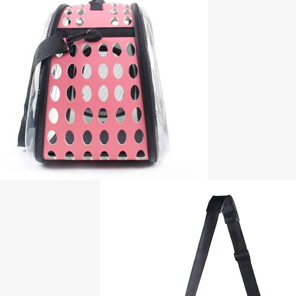 Pet Carrier Bag Clear Cat Dog See Through Comfort Travel Bag Airline Approved