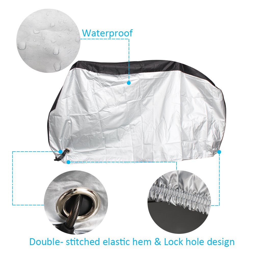 Kartech Bicycle Cover Waterproof Bike Dust Rain Protector UV Sun Duty Outdoor