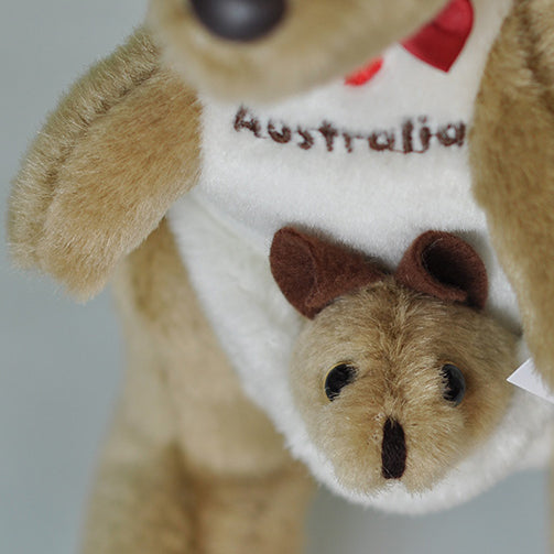 Kangaroo Stuffed Soft Plush Toys Gift Souvenir Kids Baby Animal Dolls Australian