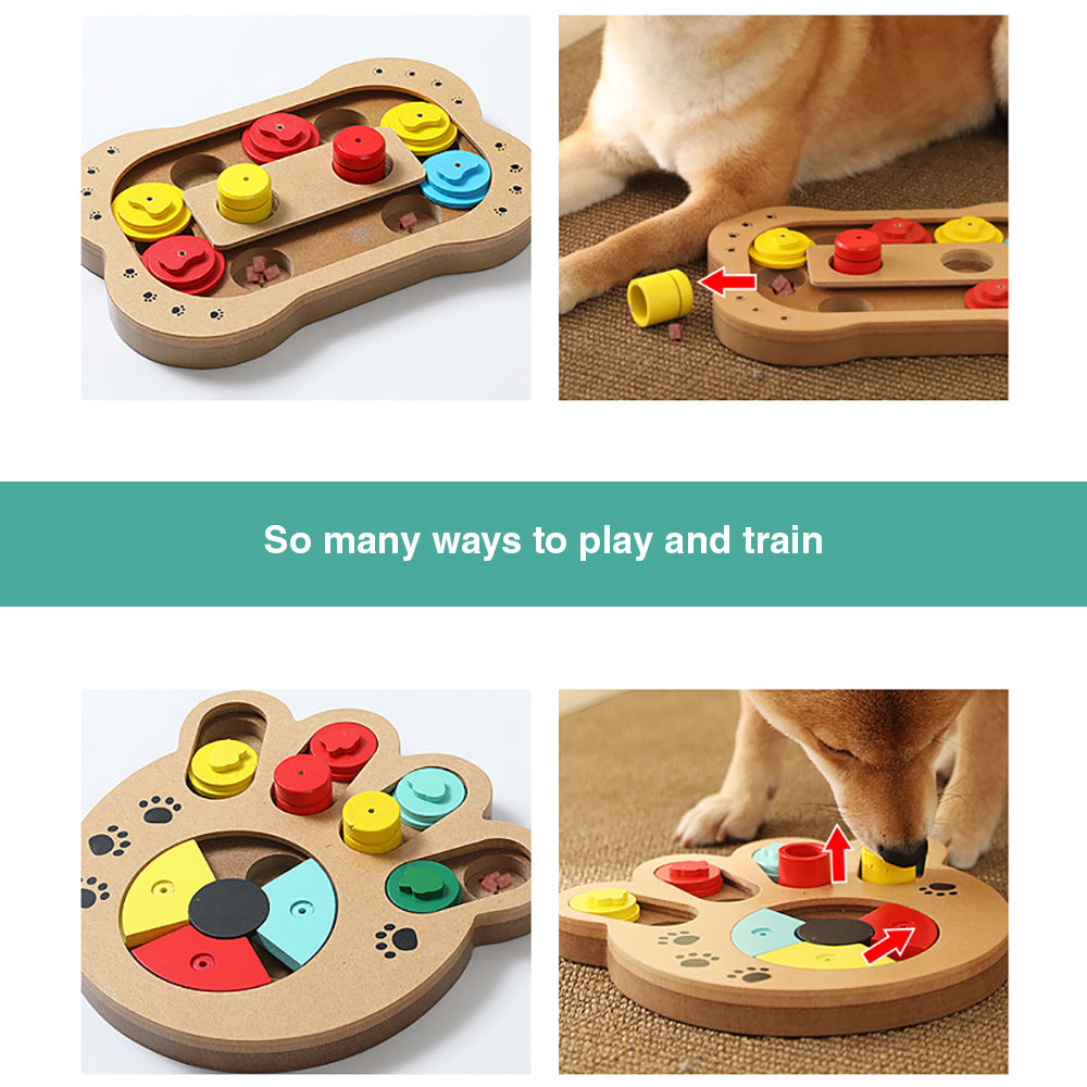 Pipers Dog Treat Dispenser Puzzle Play IQ Toys Interactive Food Pet Cat Feeding