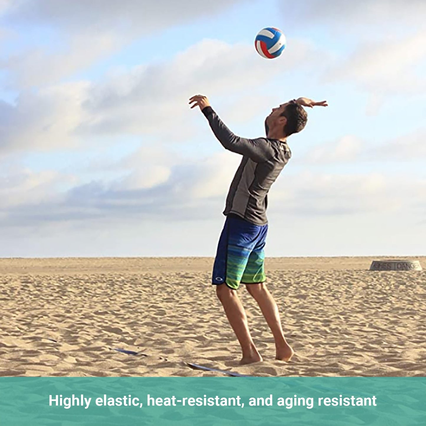 Crocox Microfiber Volleyball Size 5 Traning Soft Touch Indoor Outdoor Beach Play