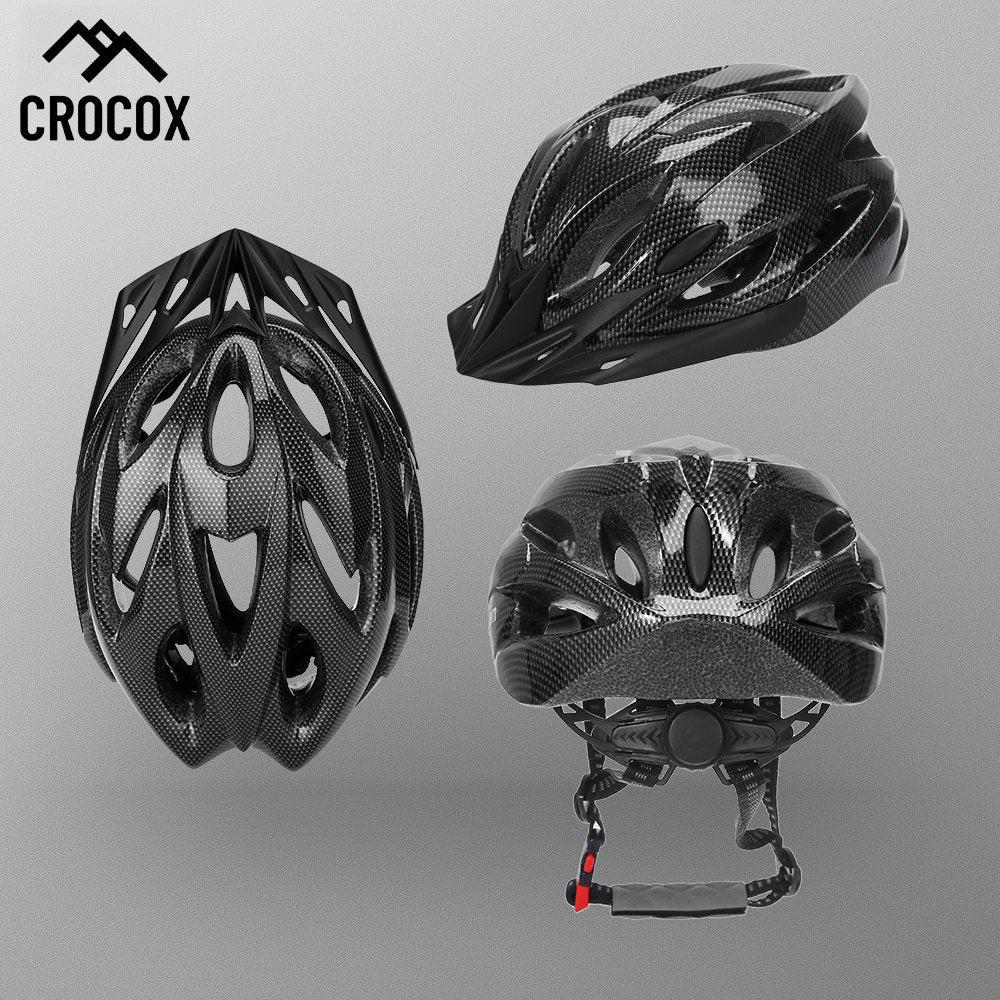 Crocox Cycling Helmets Bicycle Light Road Bike Adults Men Pad Cover Unisex S M L