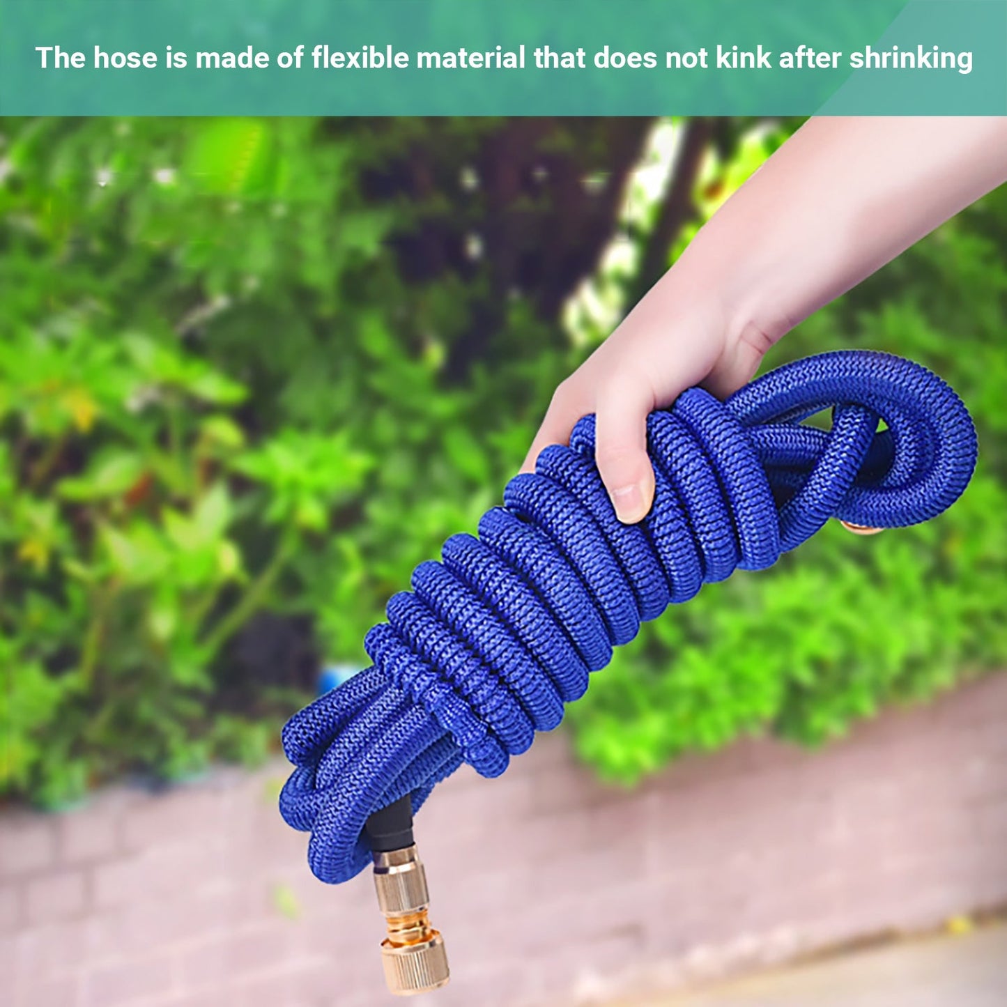 Kartech High Pressure Hose Car Water Foam Cleaner Garden Spray Gun Expandable